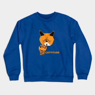 Cattitude Crewneck Sweatshirt